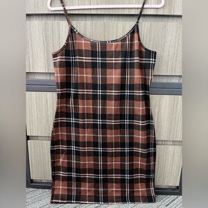 Plaid Bodycon Dress